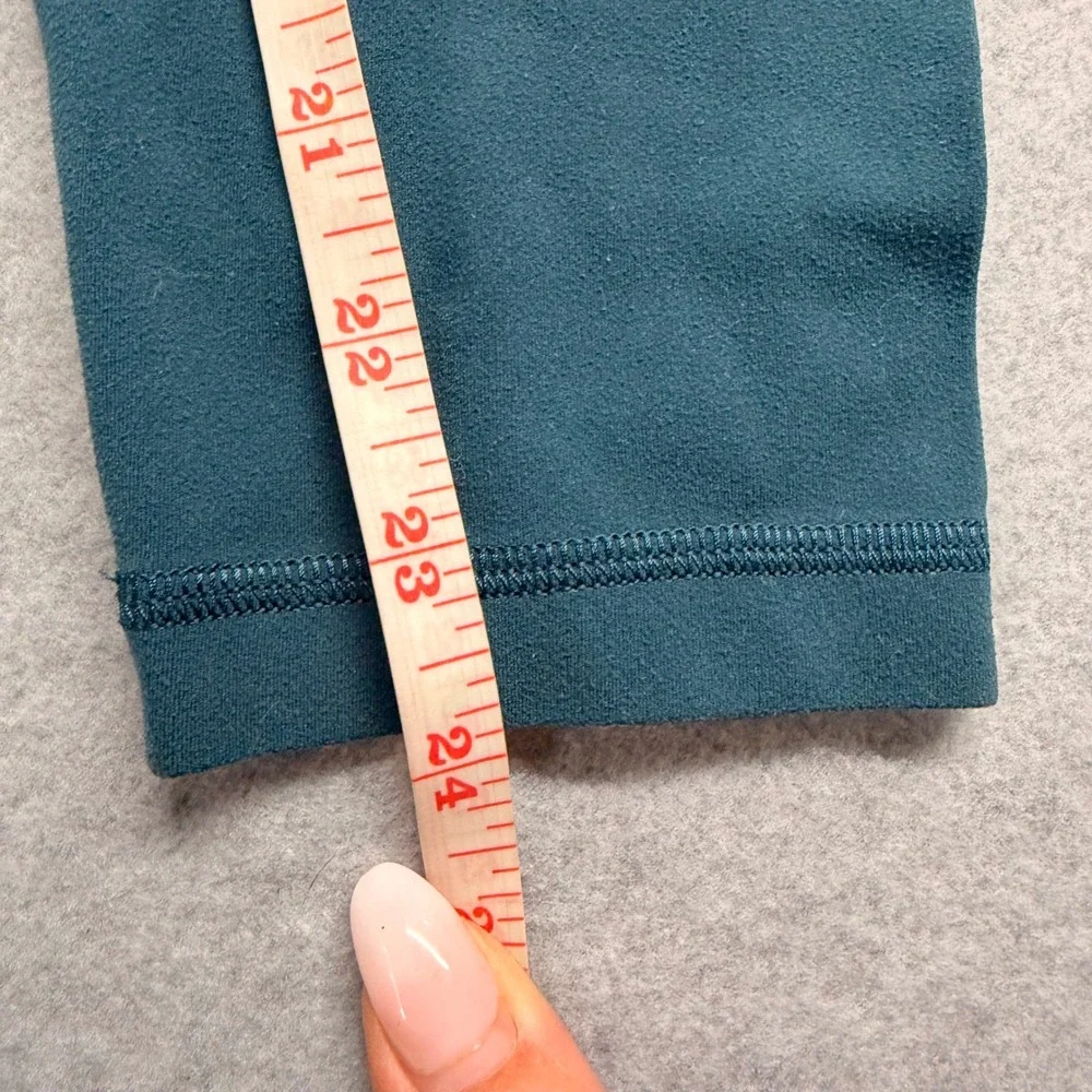 Lululemon Align High-Rise Pant 25‎ Nulu Leggings Teal Green Size 4 Gym